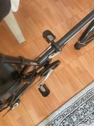 Bicicleta Plegable Negra