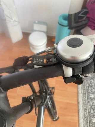 Bicicleta Plegable Negra