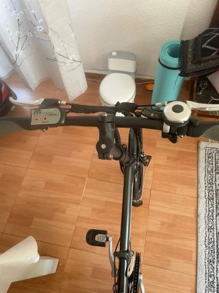 Bicicleta Plegable Negra