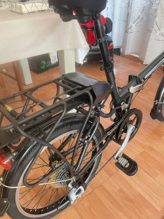 Bicicleta Plegable Negra