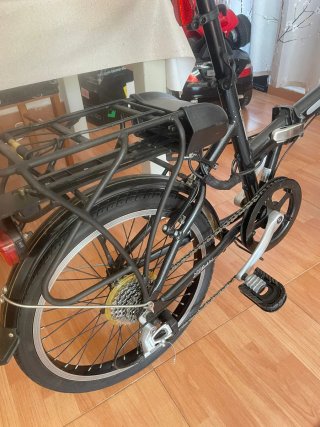 Bicicleta Plegable Negra