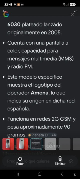 Teléfono Móvil Nokia Plata