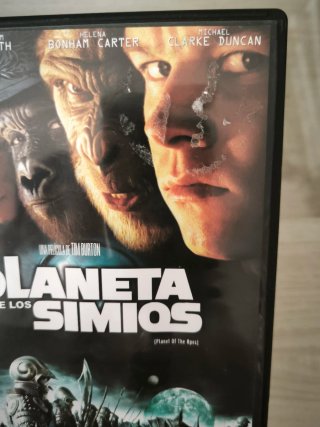 DVD El Planeta de los Simios (Tim Burton)