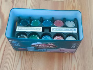 Kit Poker com Caixa e Tapete