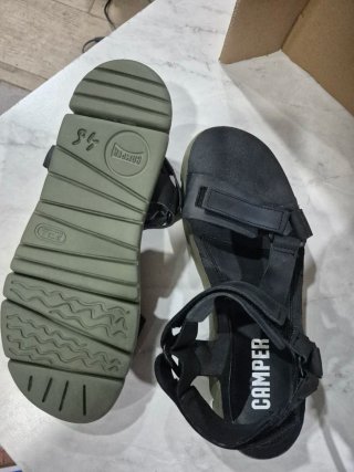 Sandalias Camper Talla46 Negro/Verde Oliva