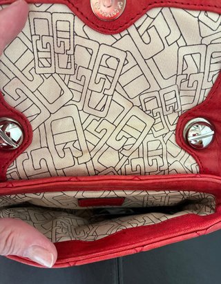 Bolso Bandolera Gloria Ortíz Piel Rojo