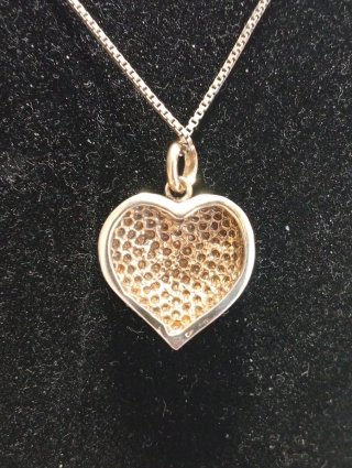Collana Argento 925 Cuore Zirconi