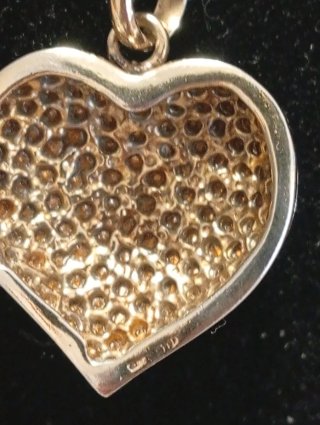 Collana Argento 925 Cuore Zirconi