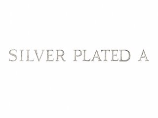 Vassoio rettangolare silver plated