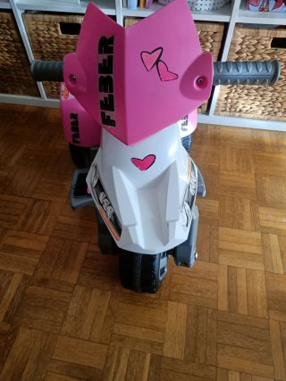 Quad Feber rosa y blanco