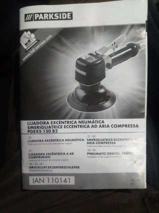 Lijadora Neumática Parkside PDEXS 150 B2