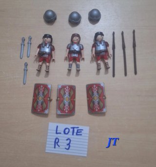Playmobil Soldados Romanos Cascos Escudos