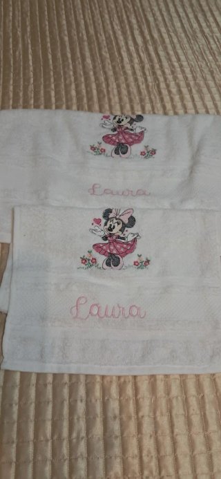 Set Asciugamani Personalizzabili Minnie