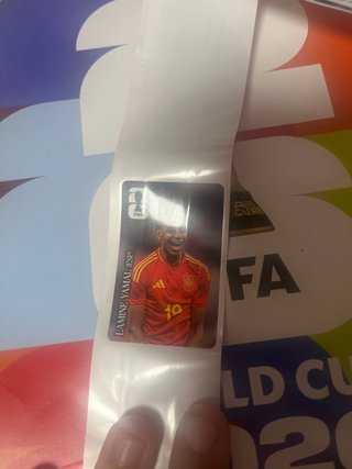 Cromos Panini Mundial Lamine Yamal ESP