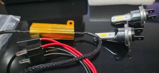 Bombillas LED H7 50W con decodificador