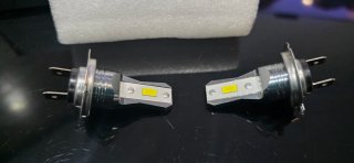 Bombillas LED H7 50W con decodificador