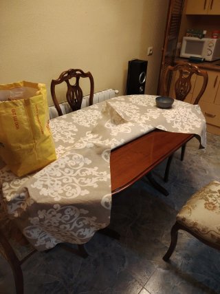 Comedor Madera Maciza Completo, venta Tomelloso