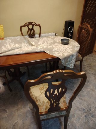 Comedor Madera Maciza Completo, venta Tomelloso