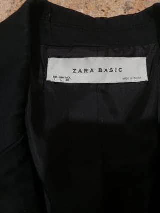 Americana Zara Mujer Negra