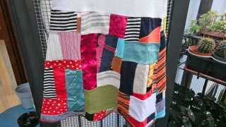 Vestitino artigianale patchwork taglia M