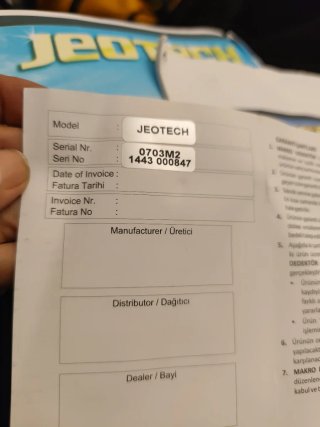 Detector de metales Makro Jeotech