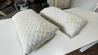 Pack 2 almohadas aloe vera suaves y cómodas