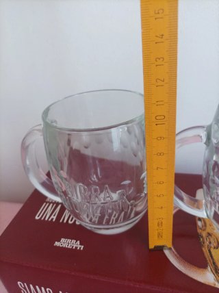 Boccali Birra Moretti - Set 2 Pezzi