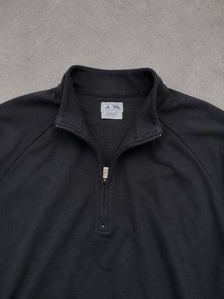 Sudadera Adidas Negra Media Cremallera