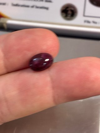 Rubí Africano Natural 2.68 Ct Oval