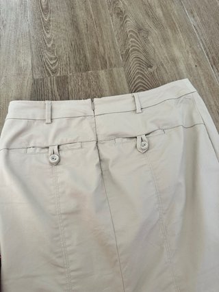 Falda Benetton Talla M Elegante Beige