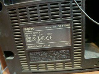 Equipo de música Sanyo