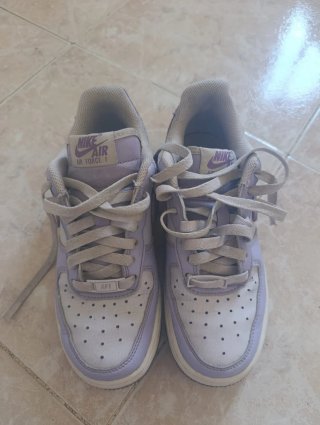 Nike Air Force 1 Low Bambina Viola/Bianche
