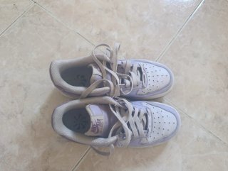 Nike Air Force 1 Low Bambina Viola/Bianche