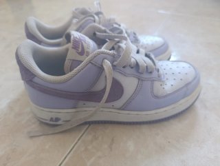 Nike Air Force 1 Low Bambina Viola/Bianche