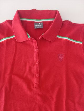 Polo Puma Ferrari Mujer Rojo Talla XXL