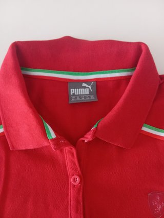 Polo Puma Ferrari Mujer Rojo Talla XXL