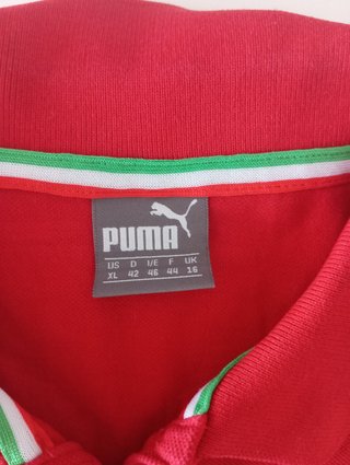 Polo Puma Ferrari Mujer Rojo Talla XXL