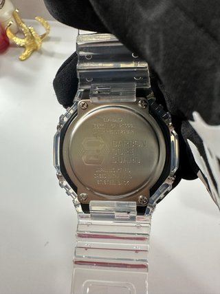 Reloj G-Shock Transparente Negro