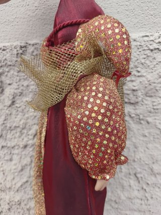 Bambola giullare vintage stile veneziano
