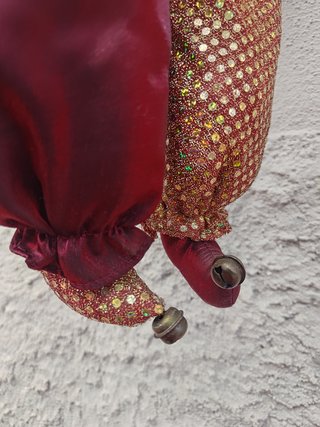 Bambola giullare vintage stile veneziano