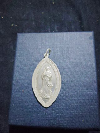 Colgante Plata Virgen Milagrosa