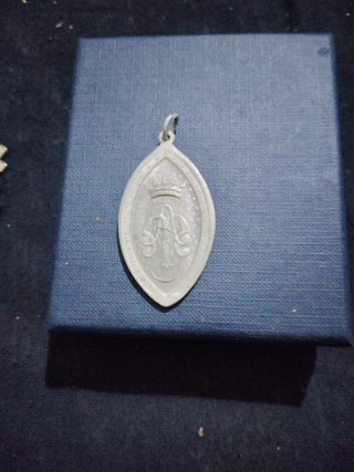 Colgante Plata Virgen Milagrosa