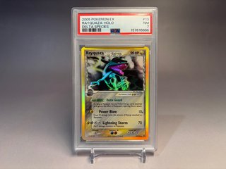 Carta Pokémon Rayquaza Delta Species 2005 PSA 7