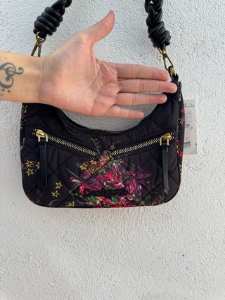 Bolso Desigual Negro Multicolor Nuevo
