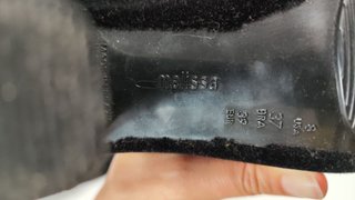 Zapatos tacón negros Melissa talla 39 (Mary Jane)