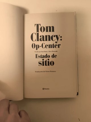 Estado de Sitio. Tom Clancy.