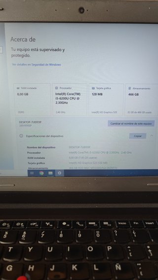 Lenovo ThinkPad E560 i5 8GB 15,6 Negro