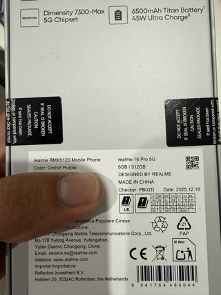 Realme 16 Pro 8GB/512GB