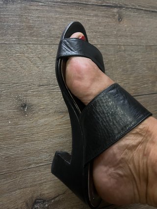Sandalias Mascaro Negras Tacón