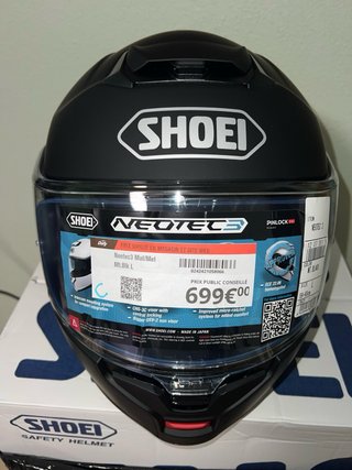 Casco Shoei Neotec 3 Talla L Negro Nuevo
